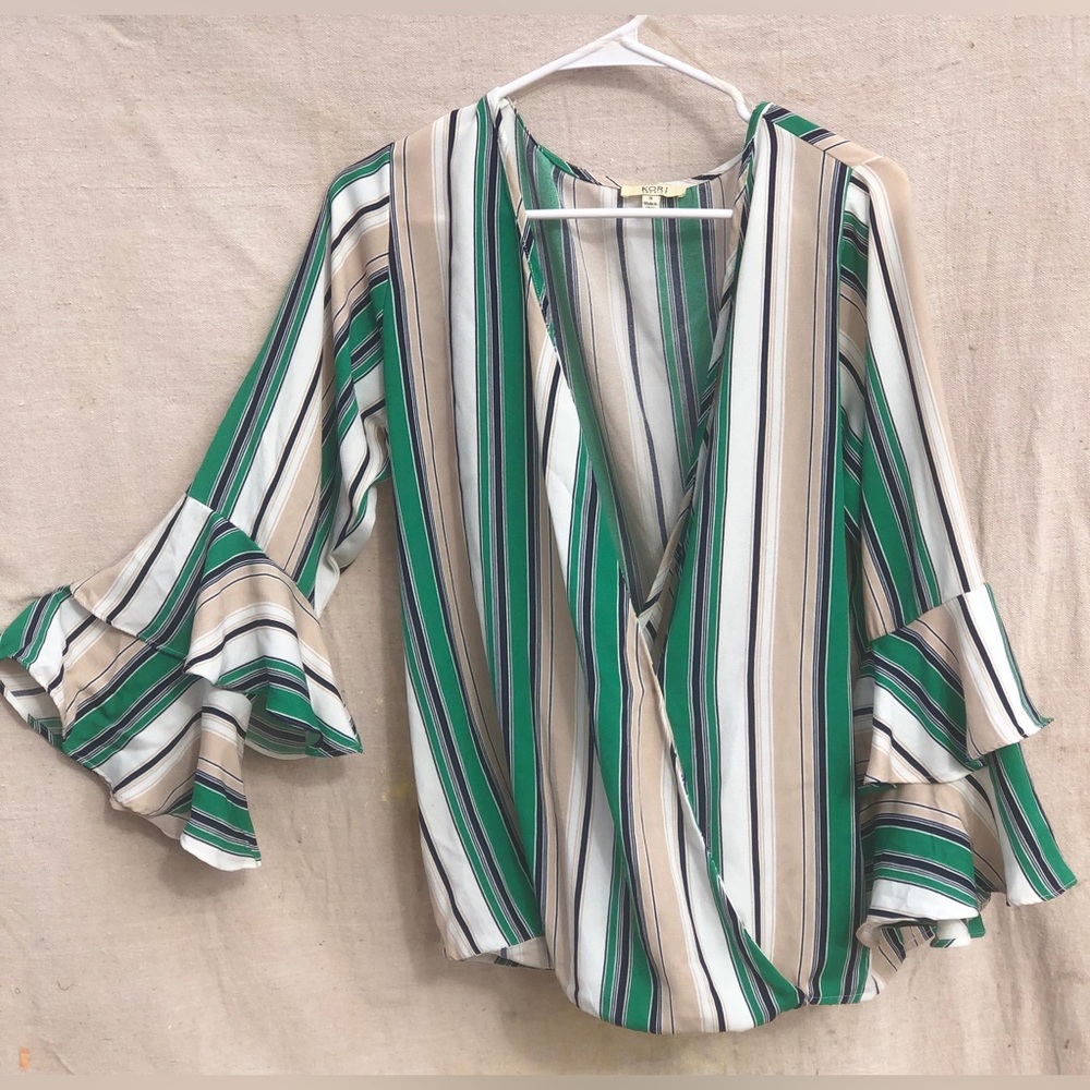 Kori America Striped Blouse